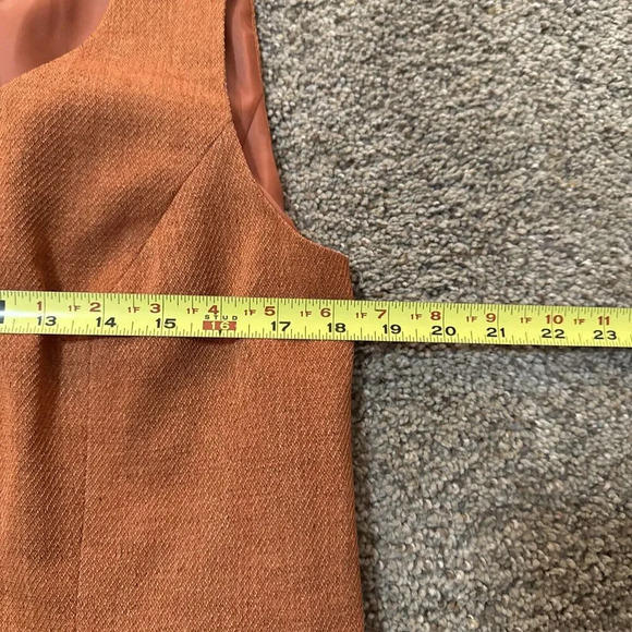 Kasper Blazer Suit Set Women 14 Burnt Sierra Tweed Office Church Business Preppy - Picture 13 of 15